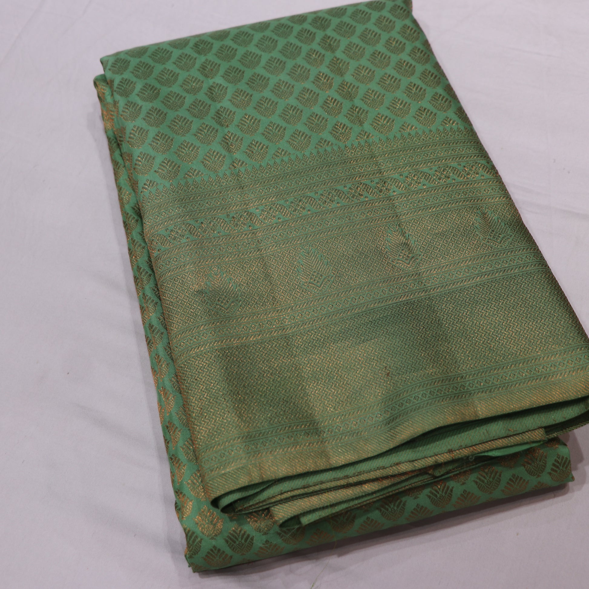 Pure Silk Saree Green Colour - Vaishali Silks