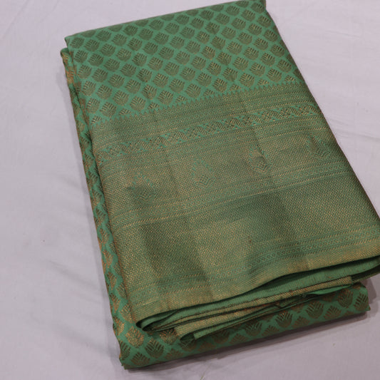 Pure Silk Saree Green Colour - Vaishali Silks