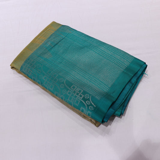 Pure silk Pista Green With Ramar  Green - Vaishali Silks