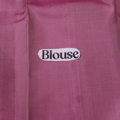 Pure silk Blue with Pink Colour - Vaishali Silks