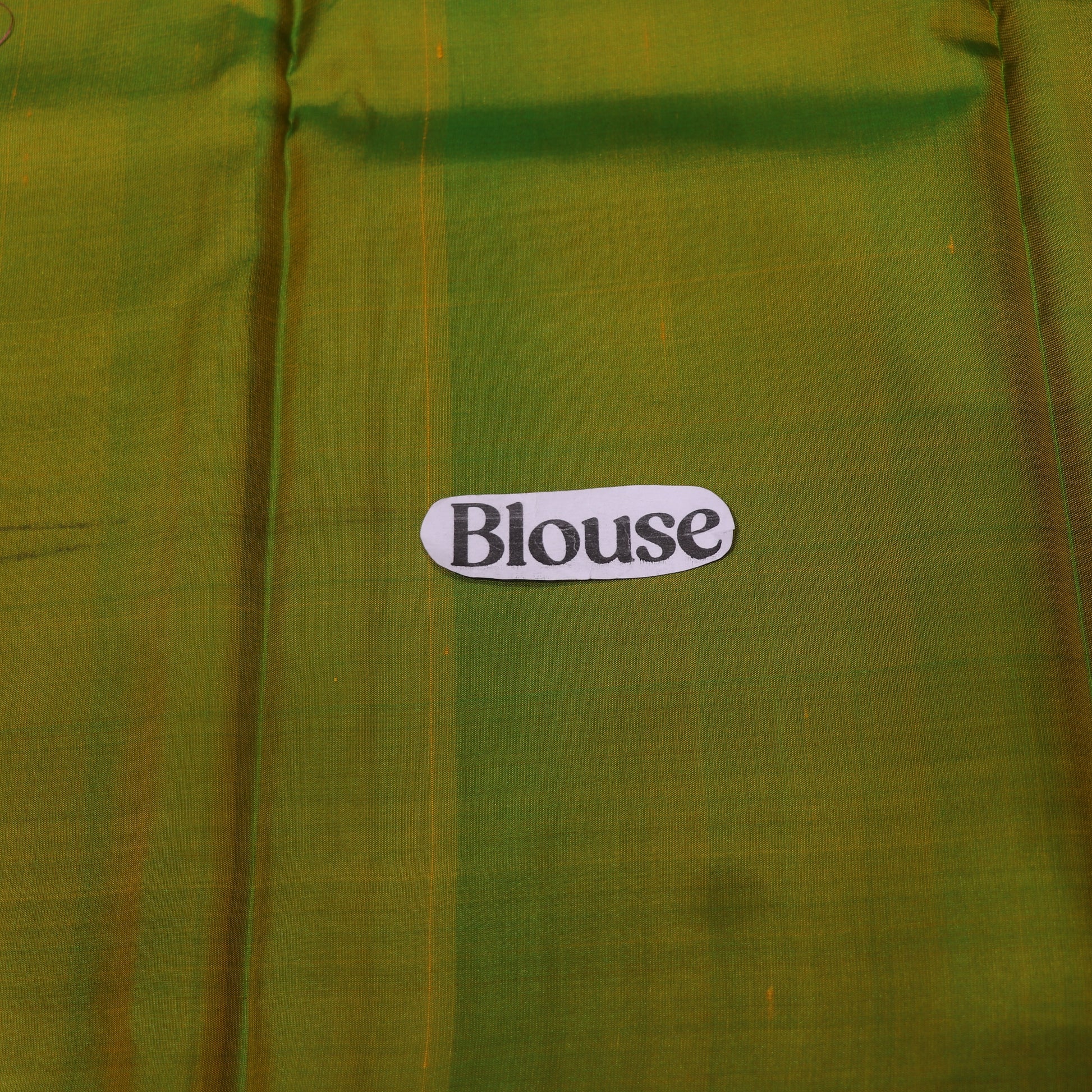 Pure silk Double Shade Green  Colour - Vaishali Silks