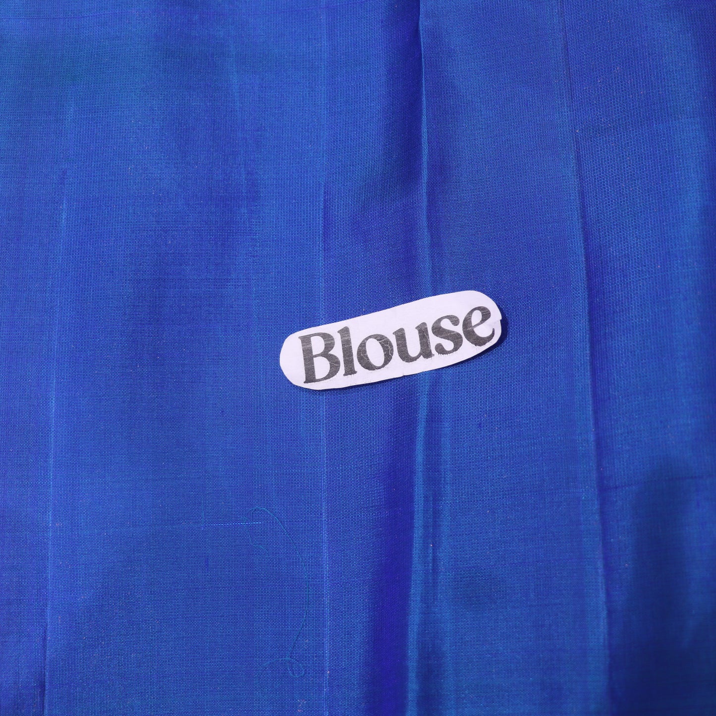 Pure silk Double Shade Green with  Blue  Colour - Vaishali Silks