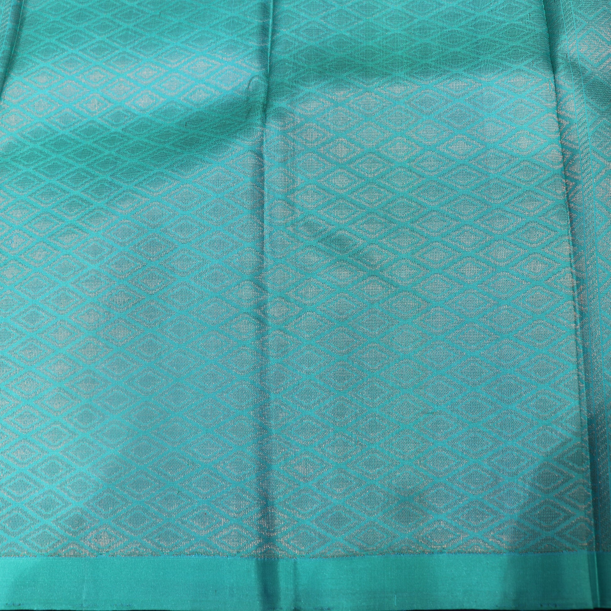 Pure silk Dark  Blue  With  Sky Blue  Colour - Vaishali Silks