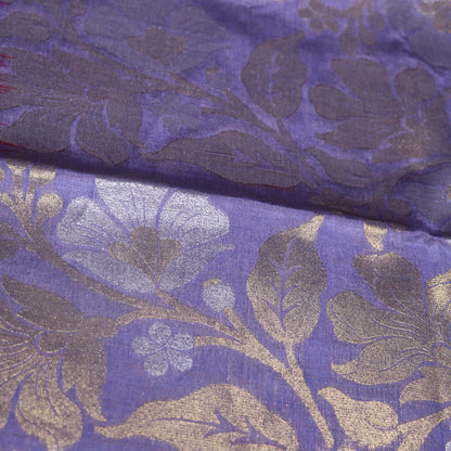 Fancy saree Violet  with Pink Colour - Vaishali Silks