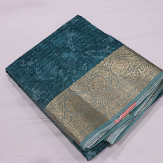 Fancy saree Blue Colour - Vaishali Silks