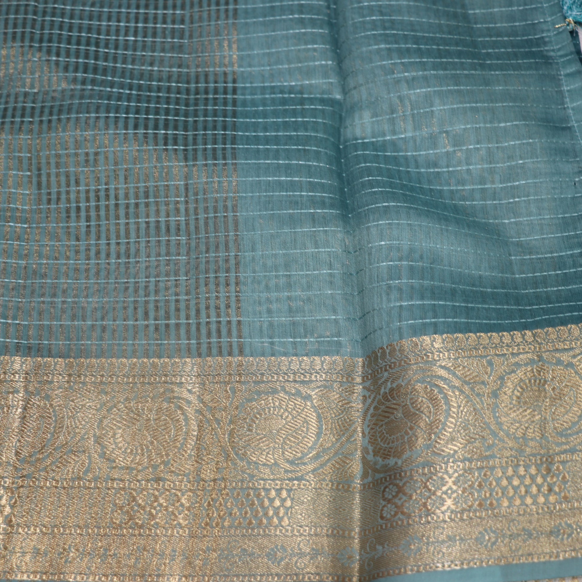 Fancy saree Blue Colour - Vaishali Silks