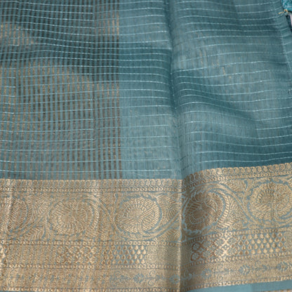 Fancy saree Blue Colour - Vaishali Silks