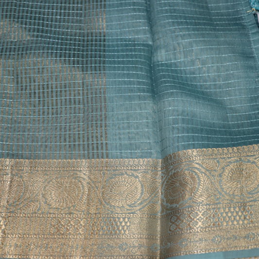 Fancy saree Blue Colour - Vaishali Silks