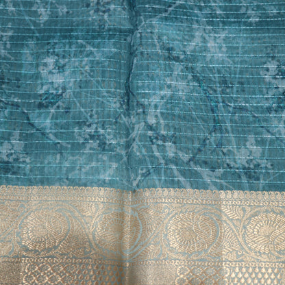 Fancy saree Blue Colour - Vaishali Silks