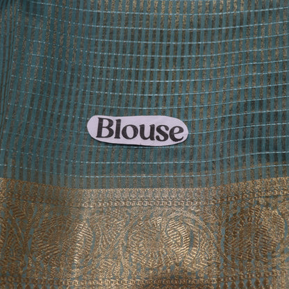 Fancy saree Blue Colour - Vaishali Silks