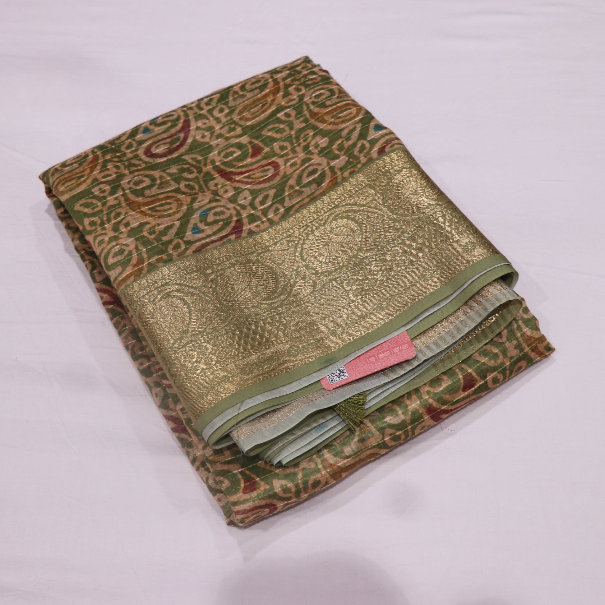 Fancy saree Green Colour - Vaishali Silks
