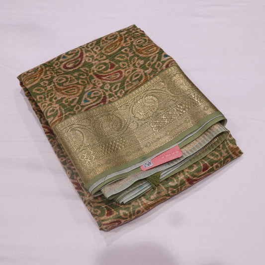 Fancy saree Green Colour - Vaishali Silks