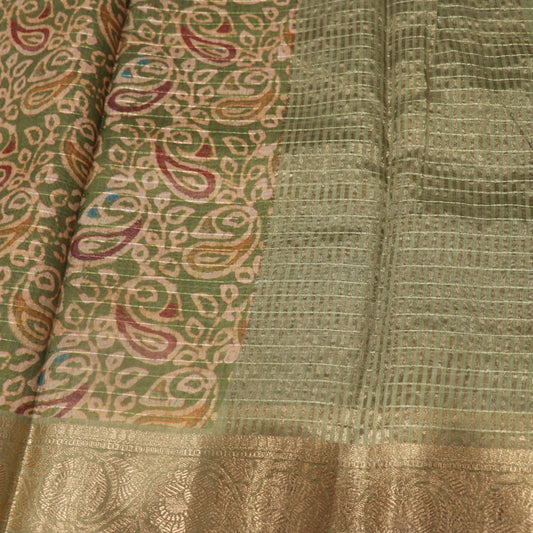 Fancy saree Green Colour - Vaishali Silks