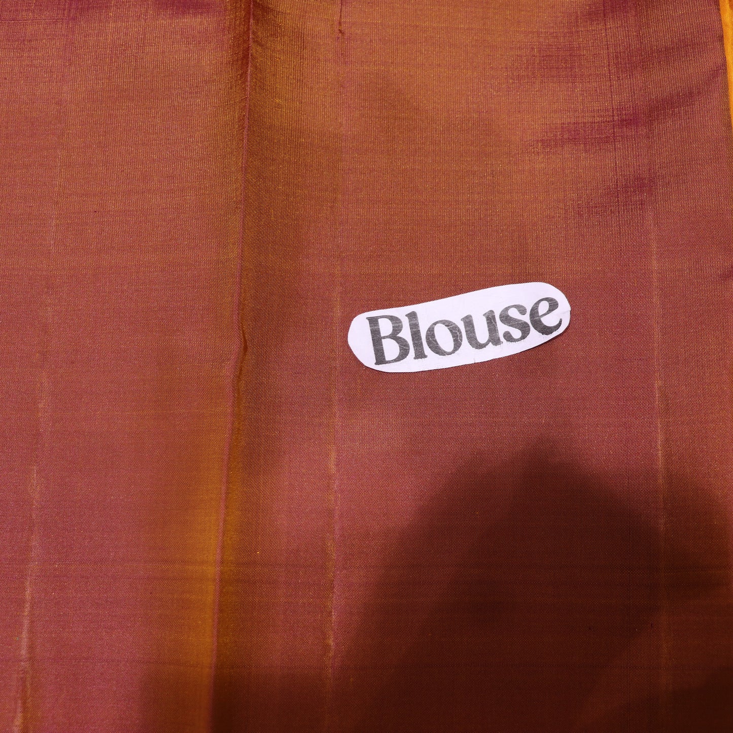 Pure Silk  Saree  Mustard With brown Colour - Vaishali Silks