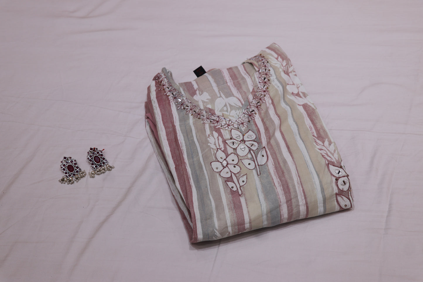 Kurtie Set Light Lavender Colour