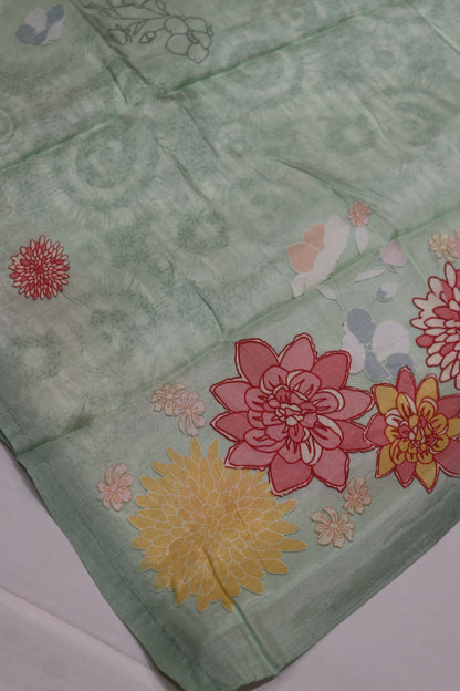 Kurtie Set Light  Green  Colour