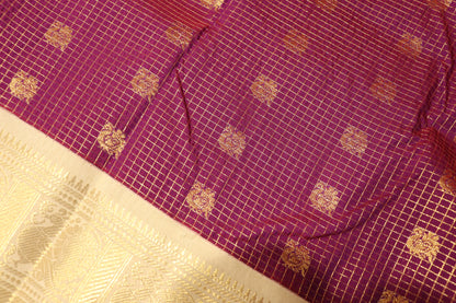 Silk Saree checks design