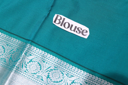 Silk  saree   maroon with Green