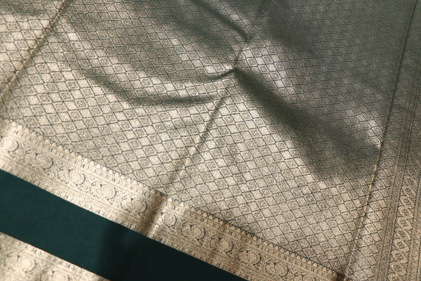 Silk Saree Pink  With Green