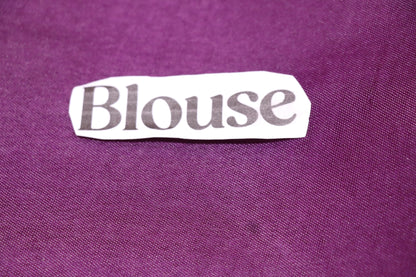 Fancy Saree Violet With pink Colour