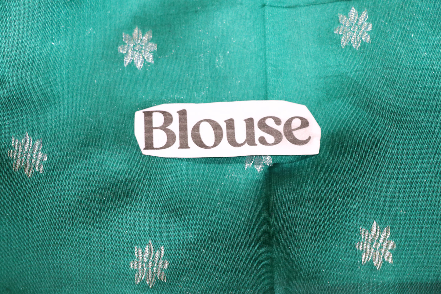 SEMI SILK SAREE -  LIGHT GREEN WITH DARK GREEN