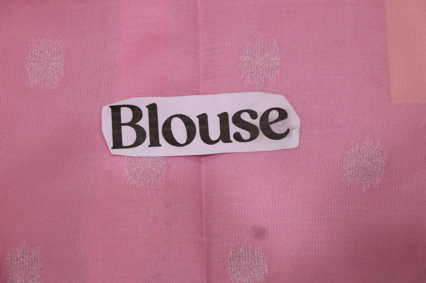 SEMI SILK SAREE - SKY BLUE WITH PINK