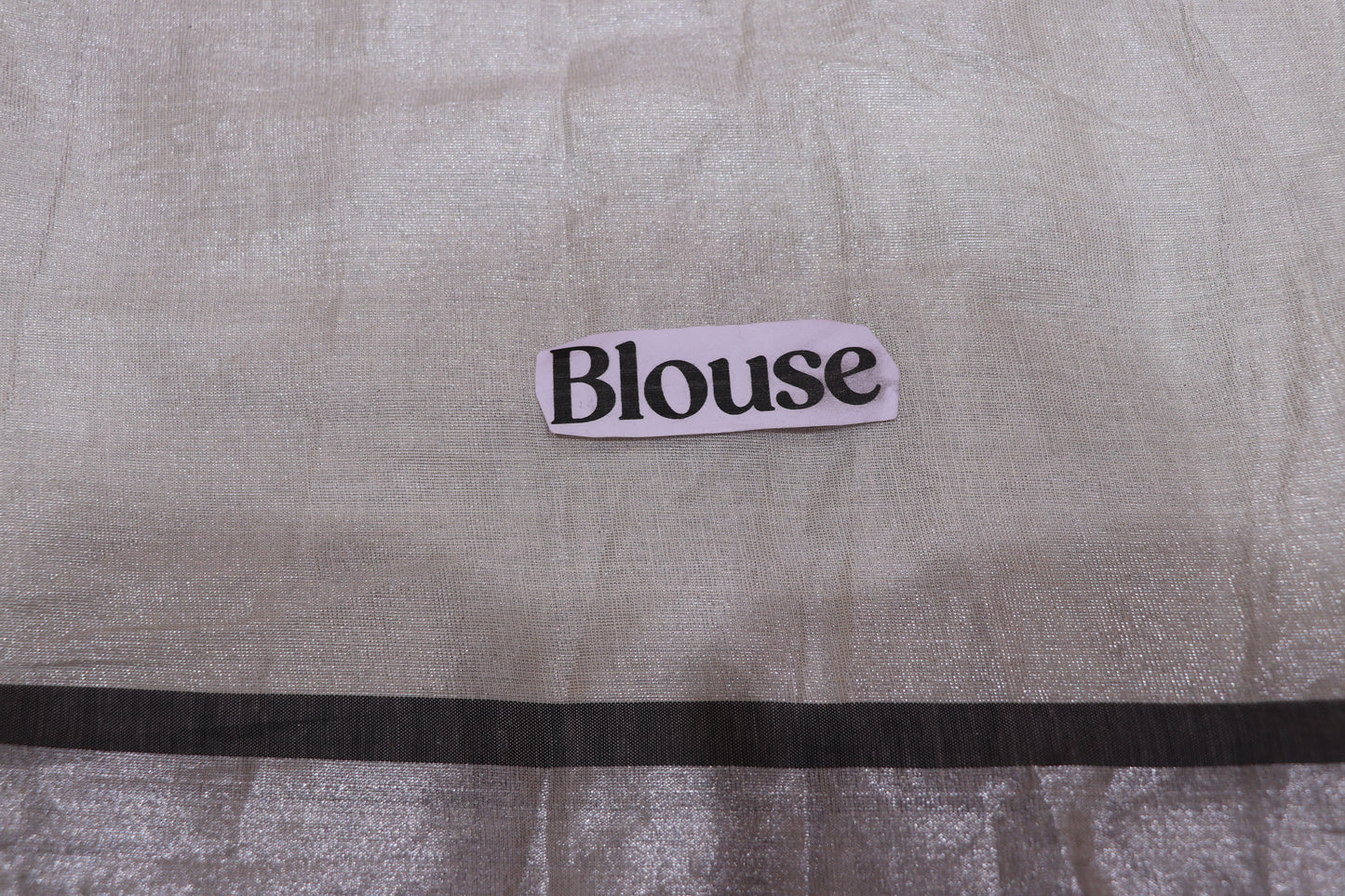 FANCY SAREE - HALF WHITE RADHAI KRISHNA SAREE