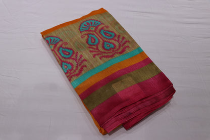 Fancy Saree Orange colour