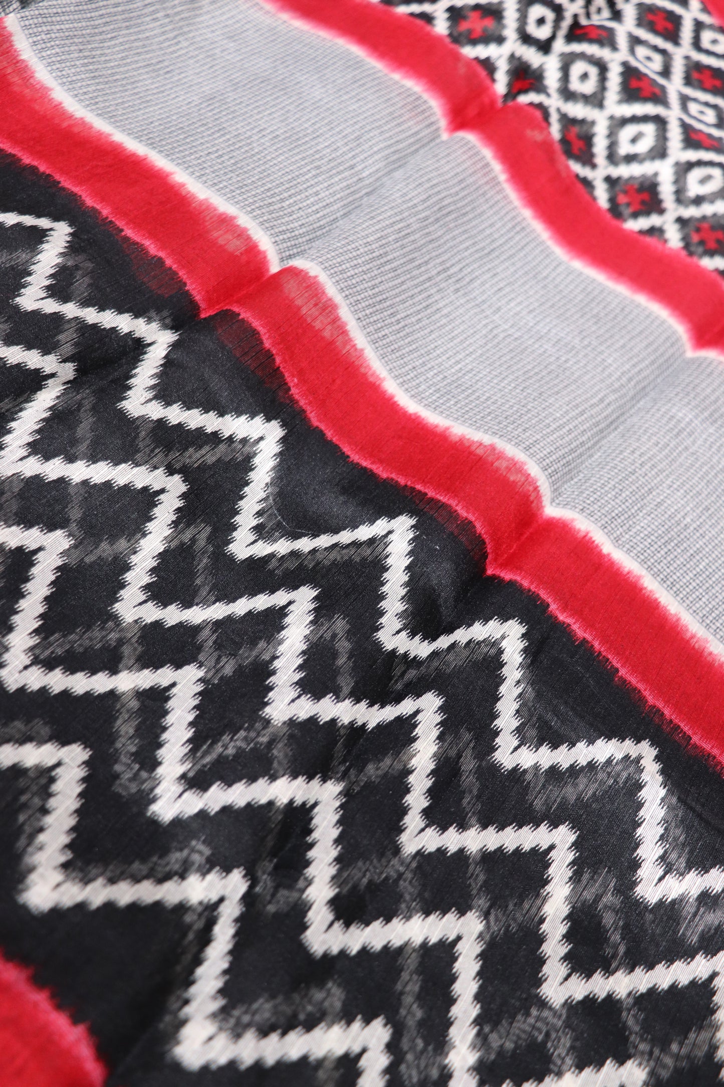 Fancy Saree Black colour  Without blouse