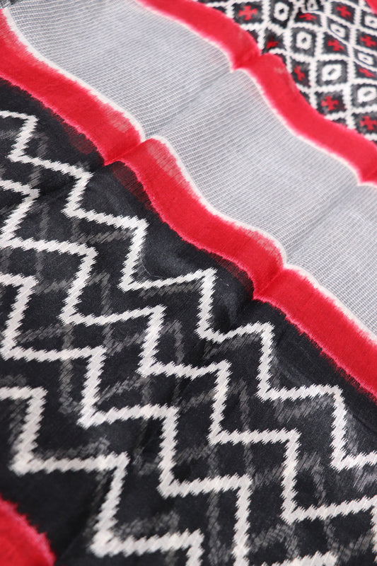 Fancy Saree Black colour  Without blouse