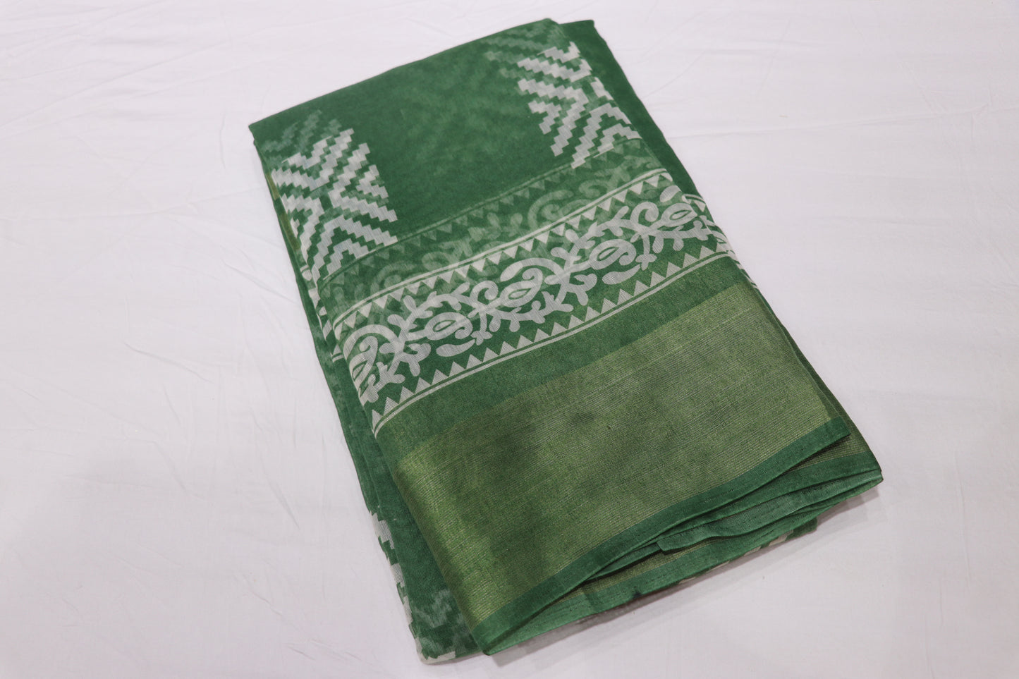 Fancy Saree Green Colour