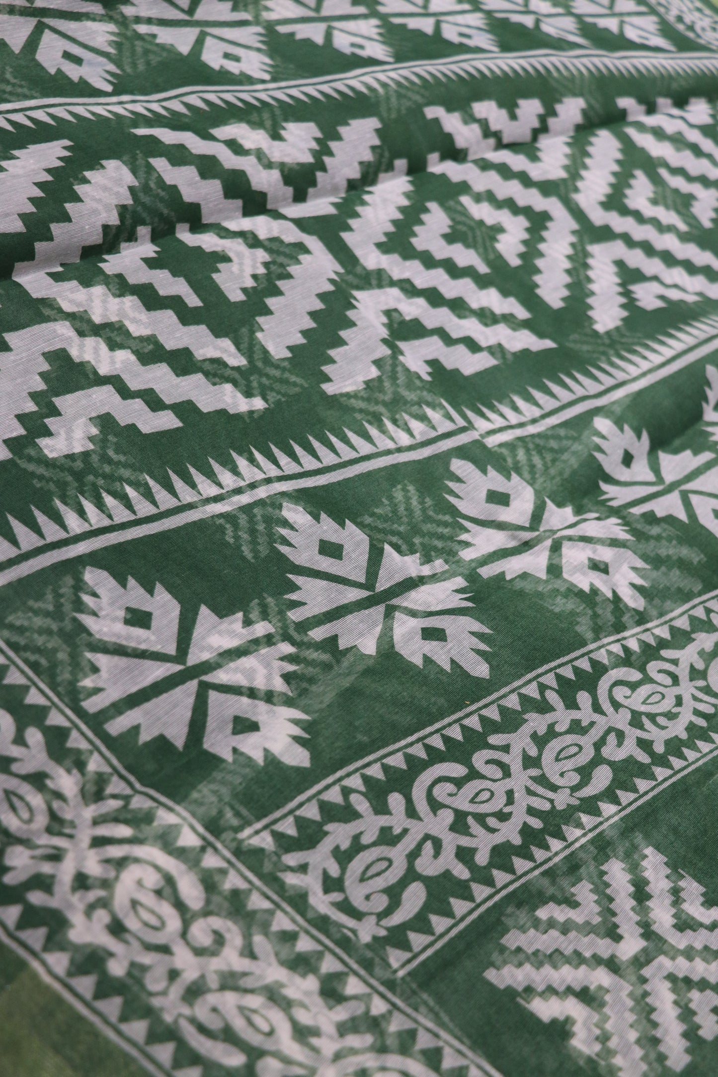 Fancy Saree Green Colour