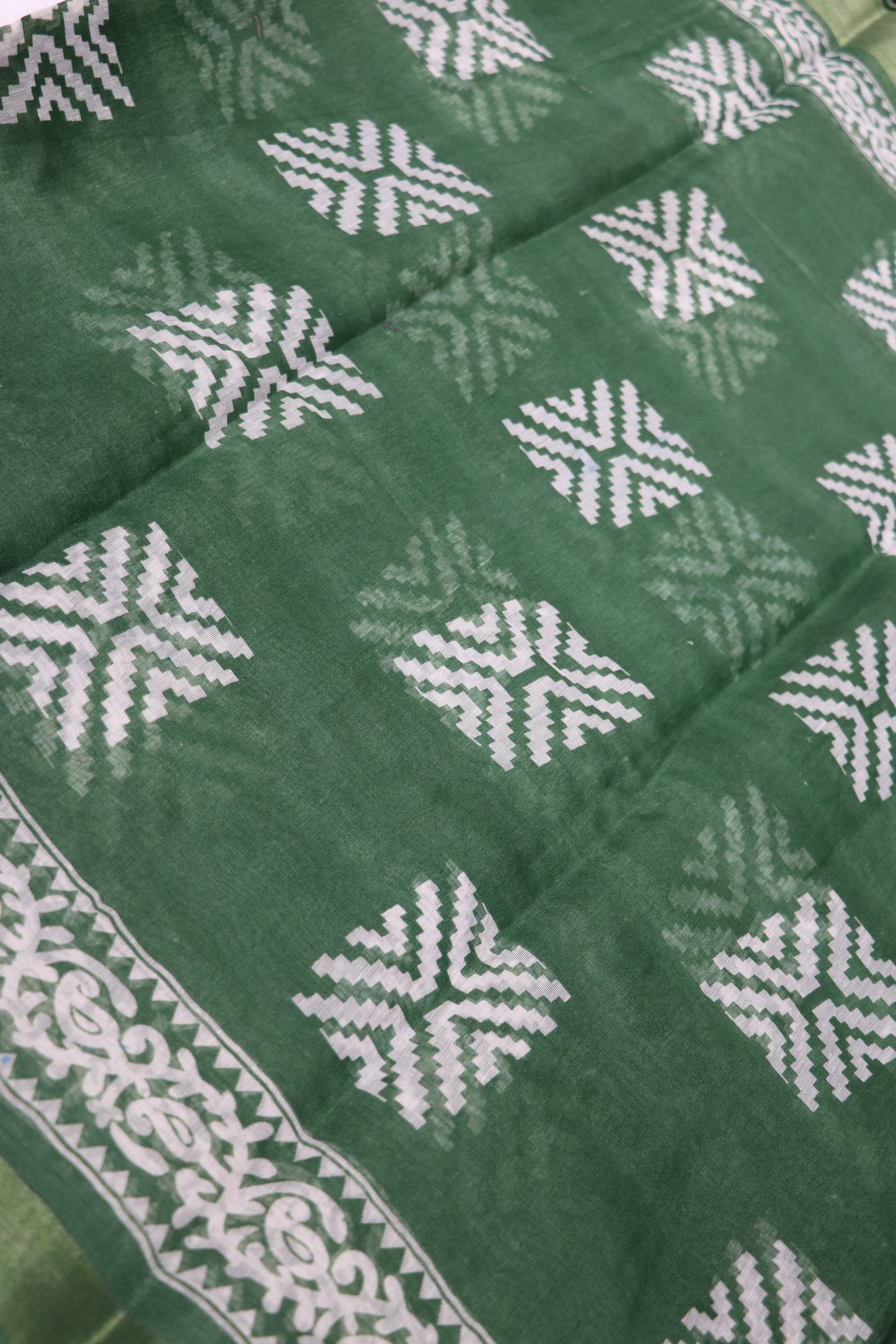 Fancy Saree Green Colour