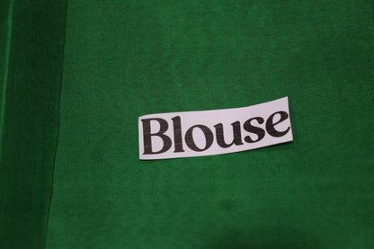 Fancy Saree Red with  Green  Colour