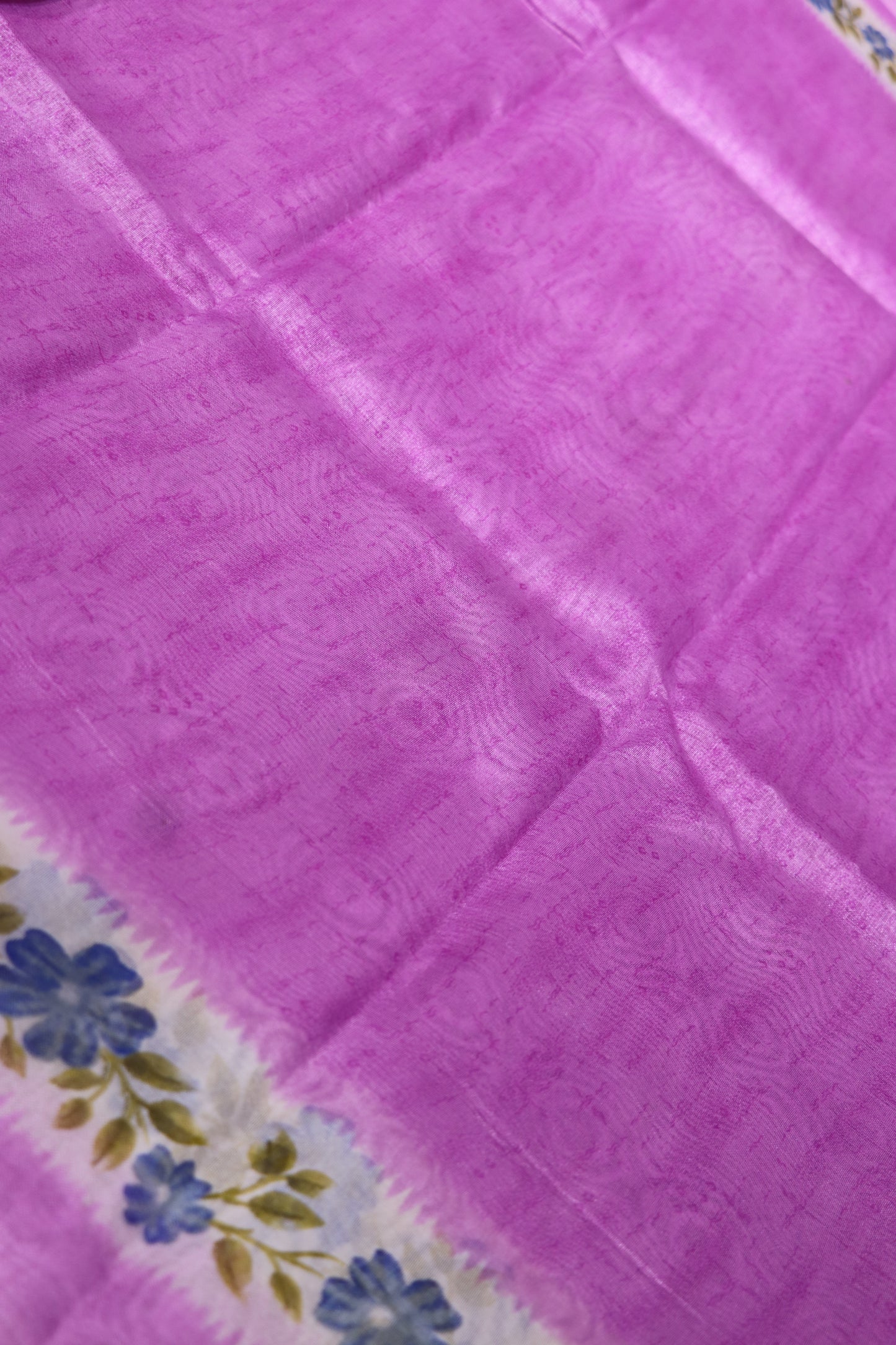 Fancy Saree Voilet  colour  Without blouse