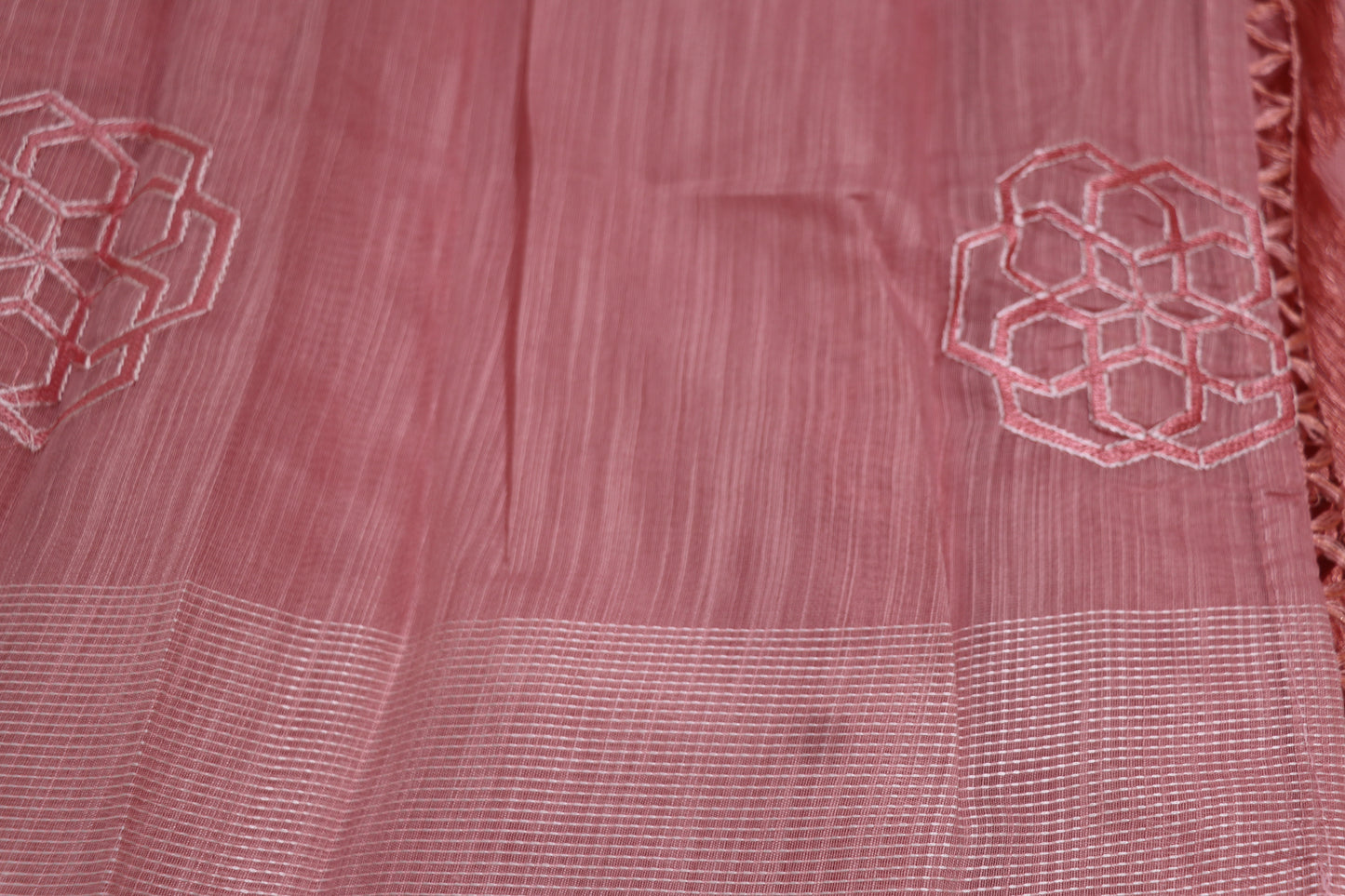 Fancy saree  Pink Colour