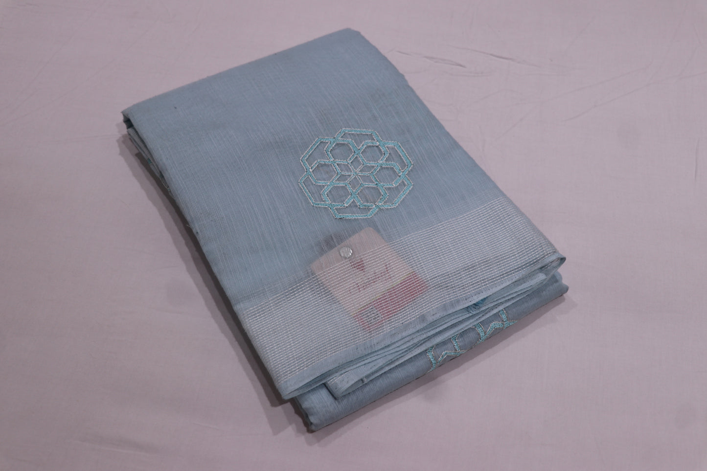 Fancy Saree Sky Blue  Colour