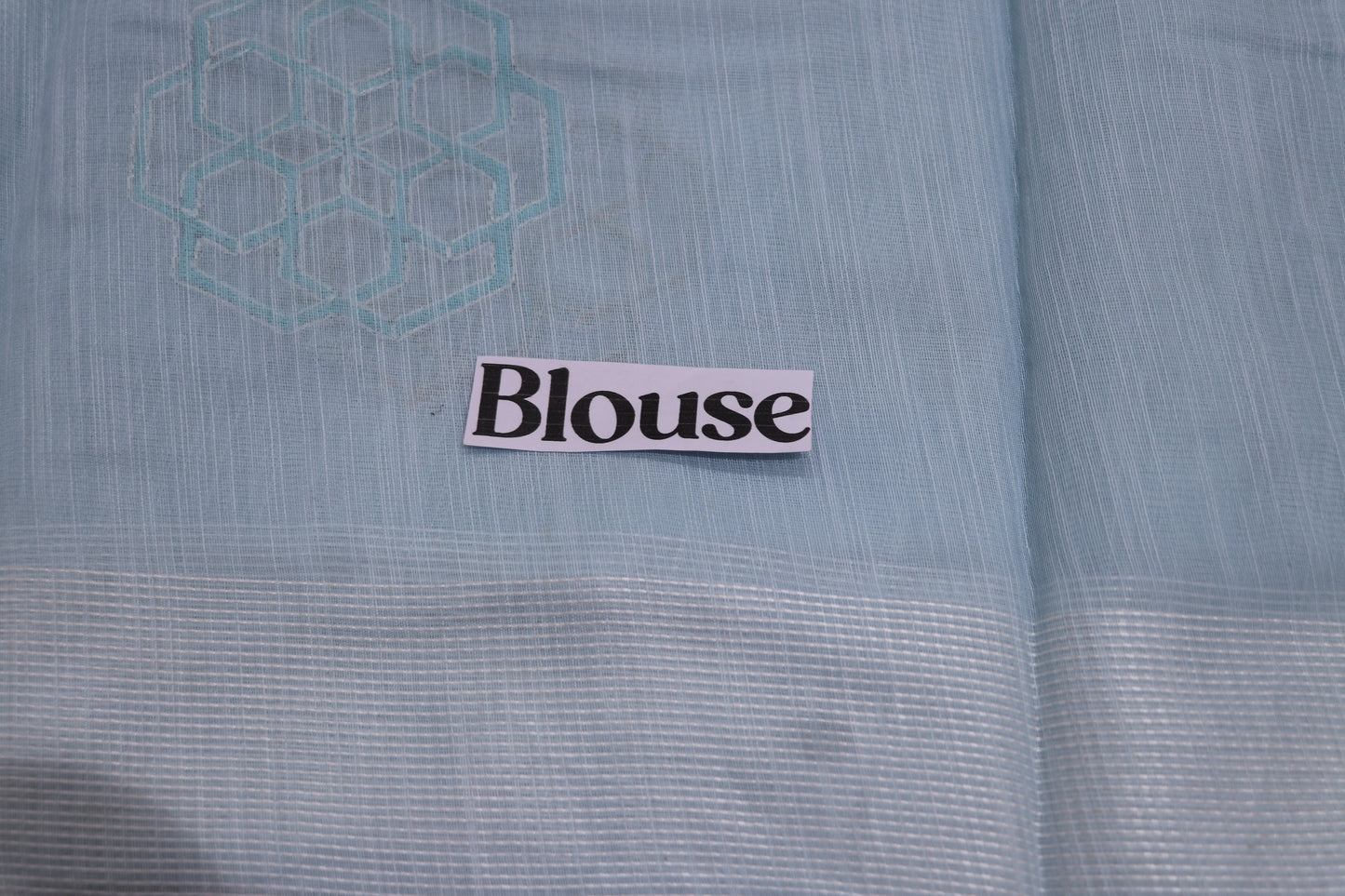 Fancy Saree Sky Blue  Colour