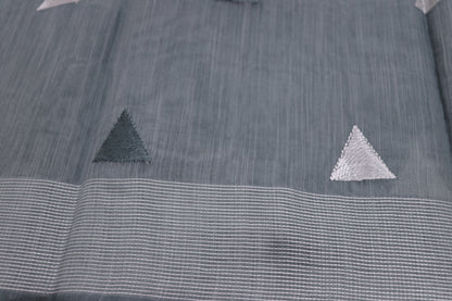 Fancy saree Gray  Colour