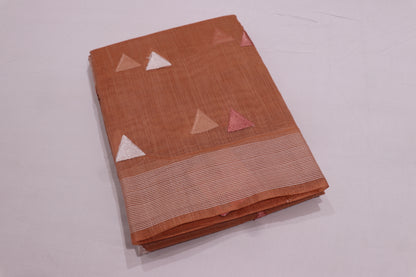 Fancy Saree Orange Colour