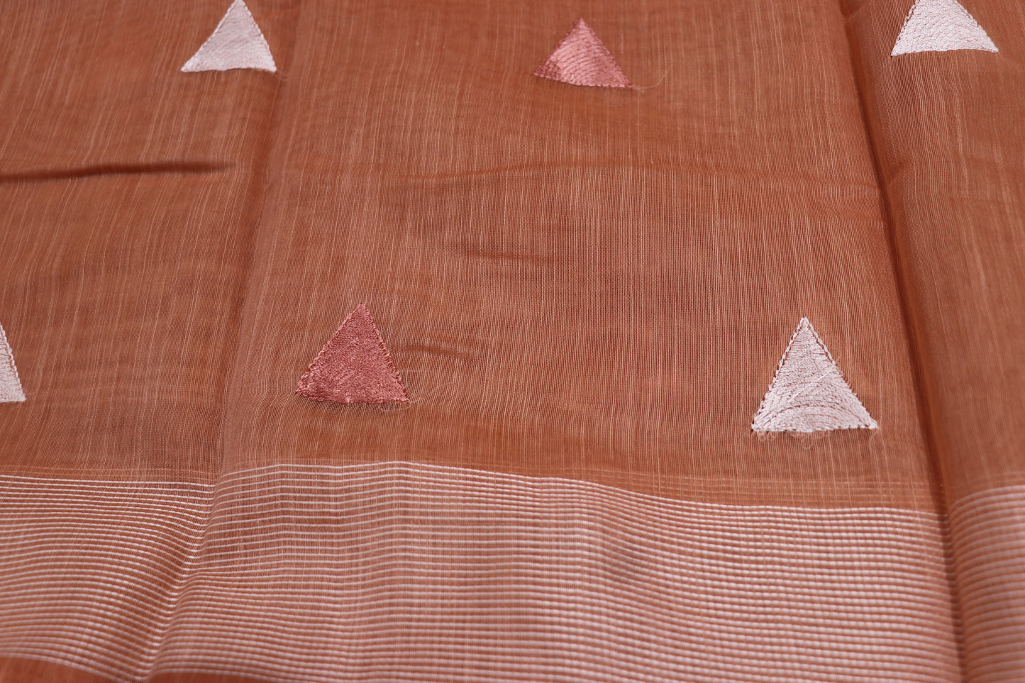 Fancy Saree Orange Colour