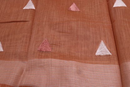 Fancy Saree Orange Colour