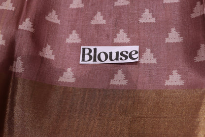 Fancy  saree  peach colour