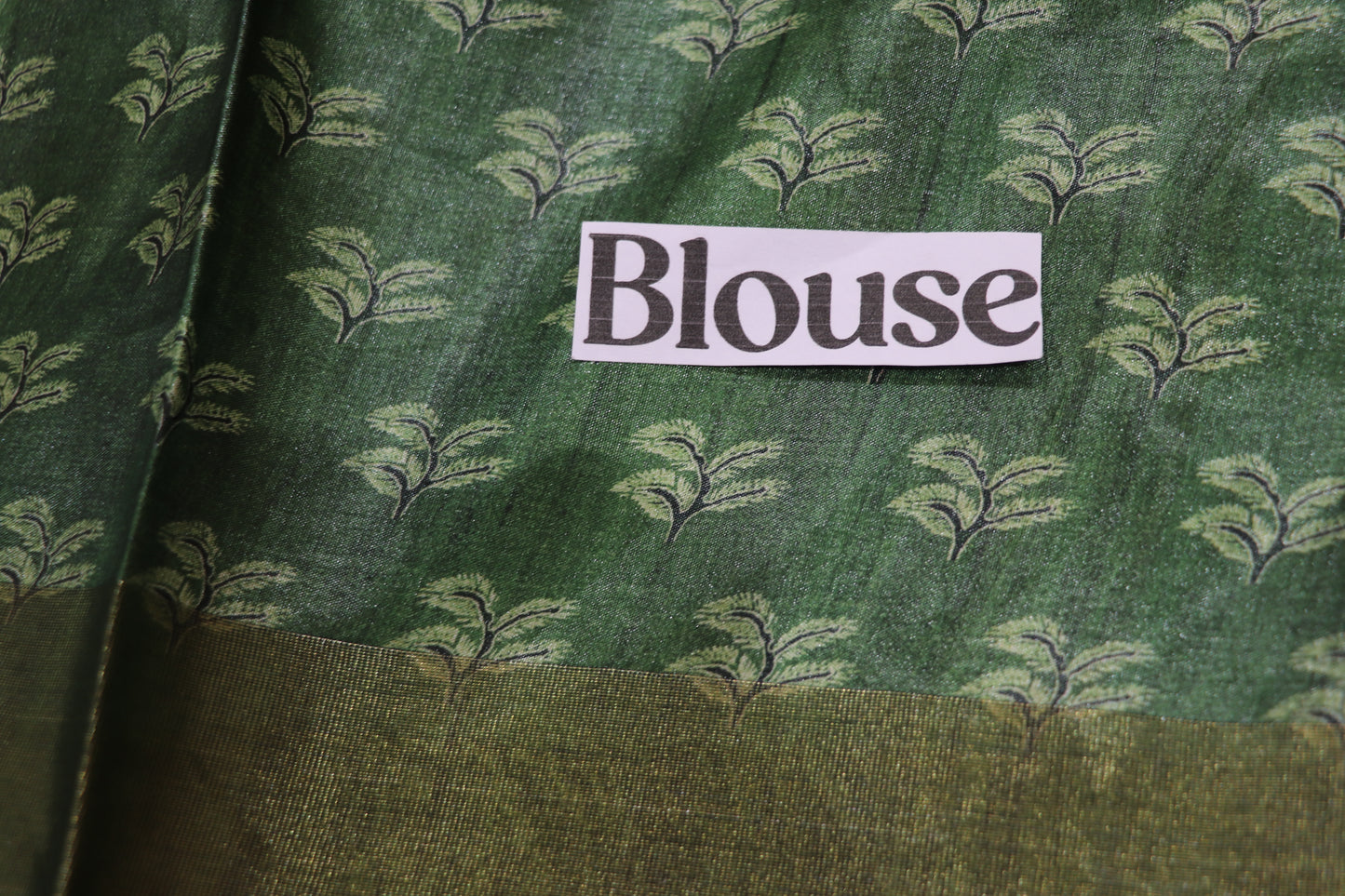 Fancy Saree Green colour