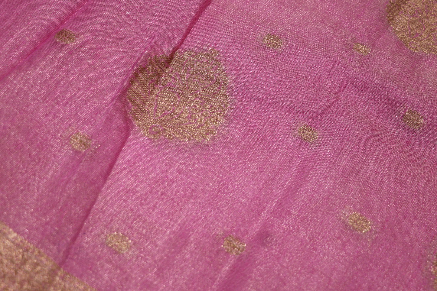 Fancy  saree Pink  Colour