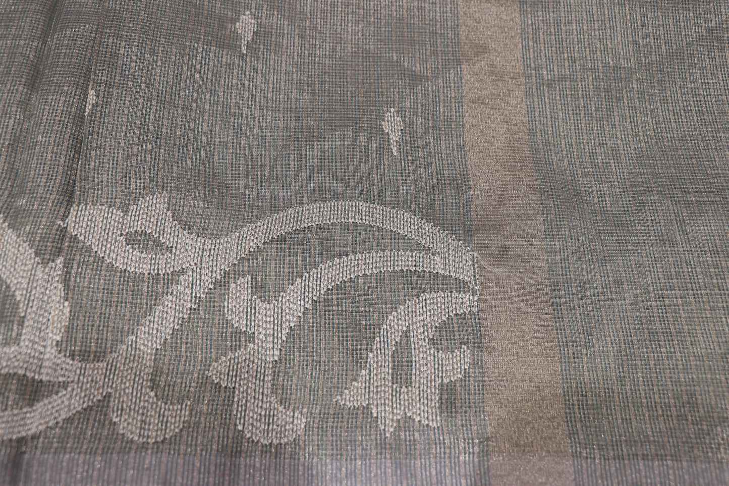 Fancy Saree Gray Colour