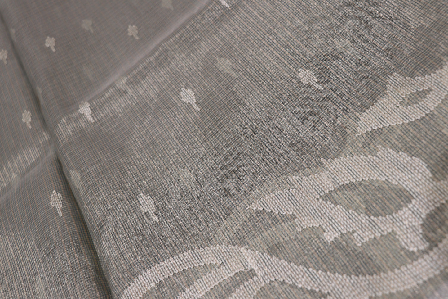 Fancy Saree Gray Colour