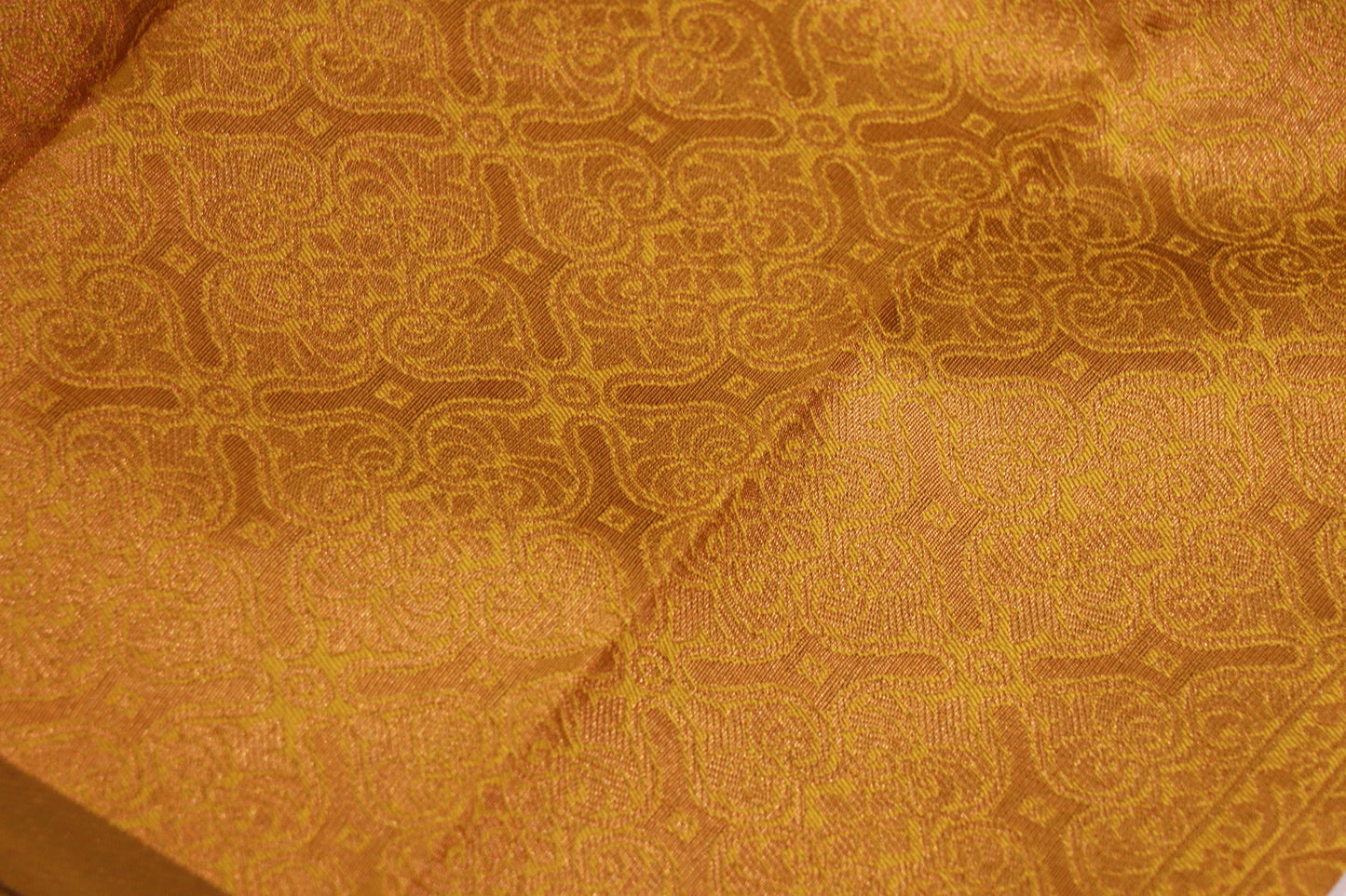 Semi  Silk    Grey with  mustand saree