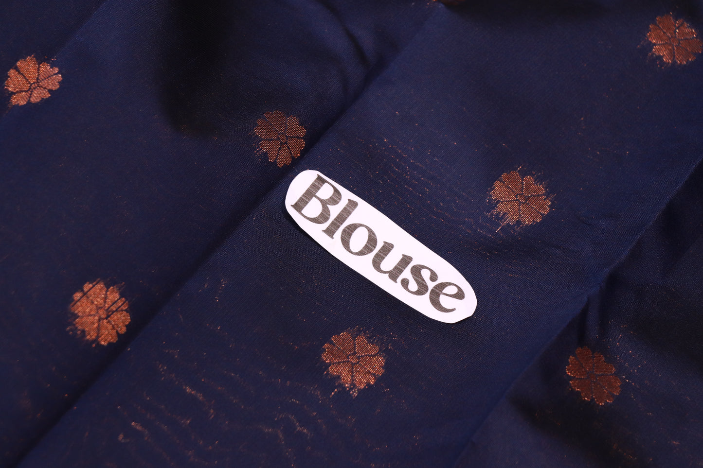 Semi Silk sky Blue With Dark Blue Saree