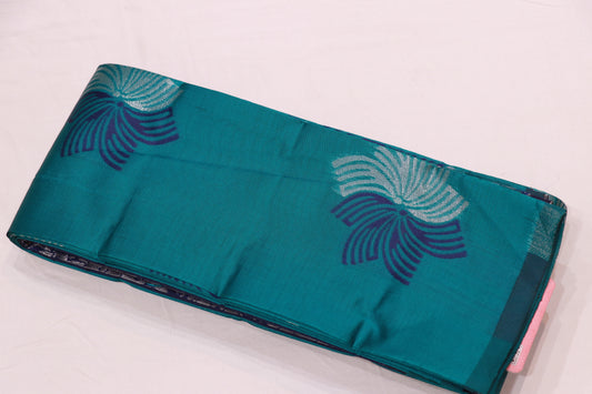 Semi  Silk Ramar  Green  saree